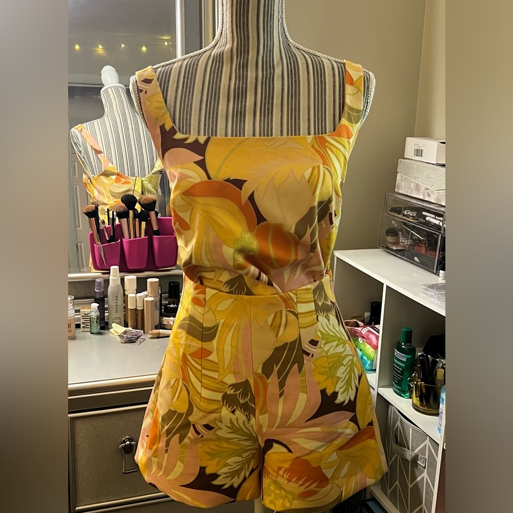 Zara short are a medium and shirt is a small